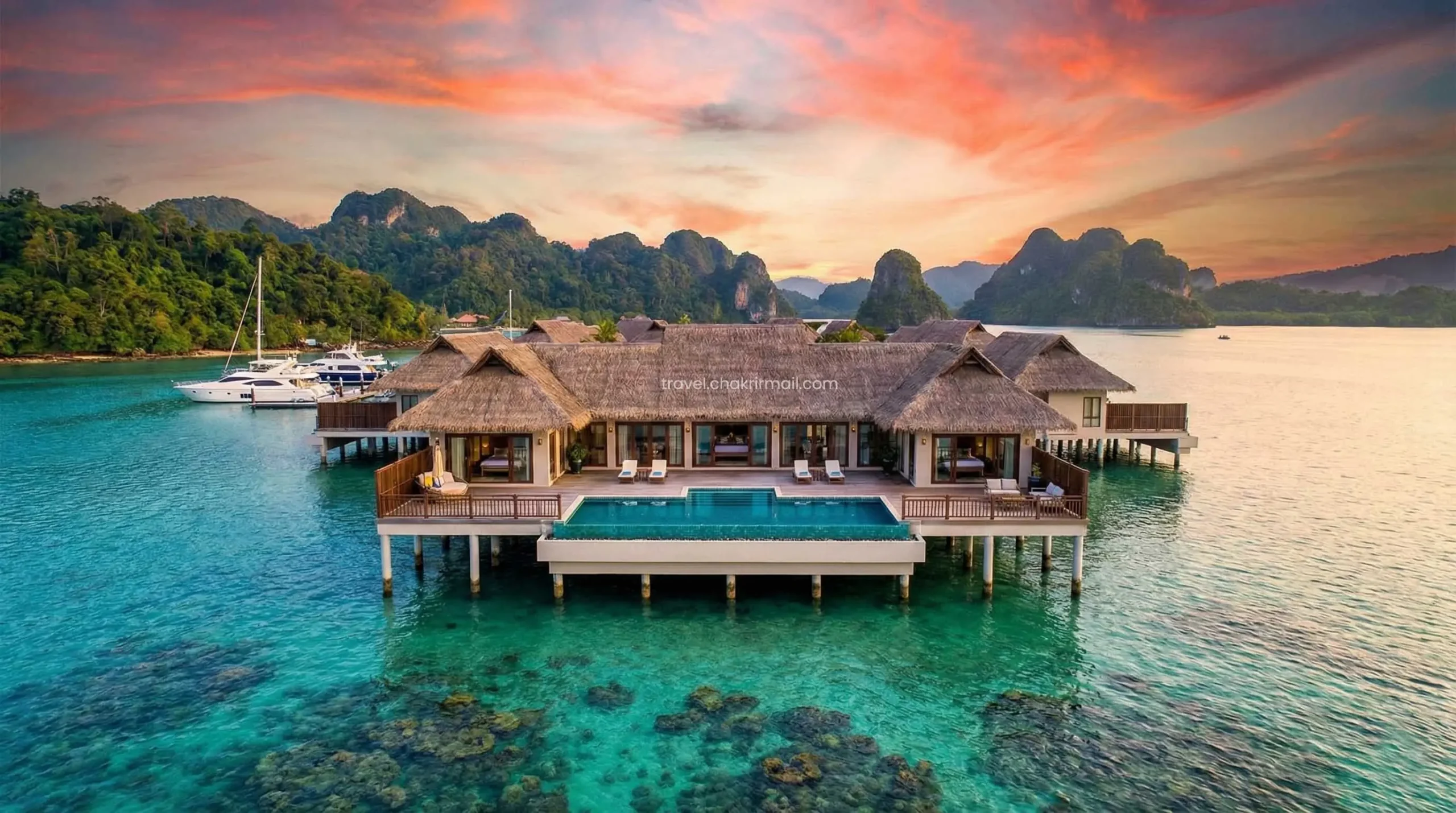 Exclusive luxury overwater villa in Langkawi, Malaysia, a top Eid holiday destination for UAE residents.